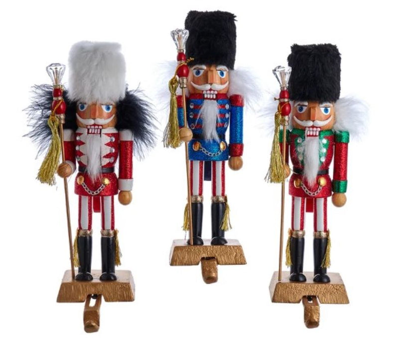 10" Hollywood Nutcracker - Stocking Holder