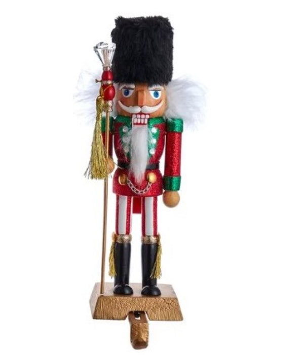 10" Hollywood Nutcracker - Stocking Holder