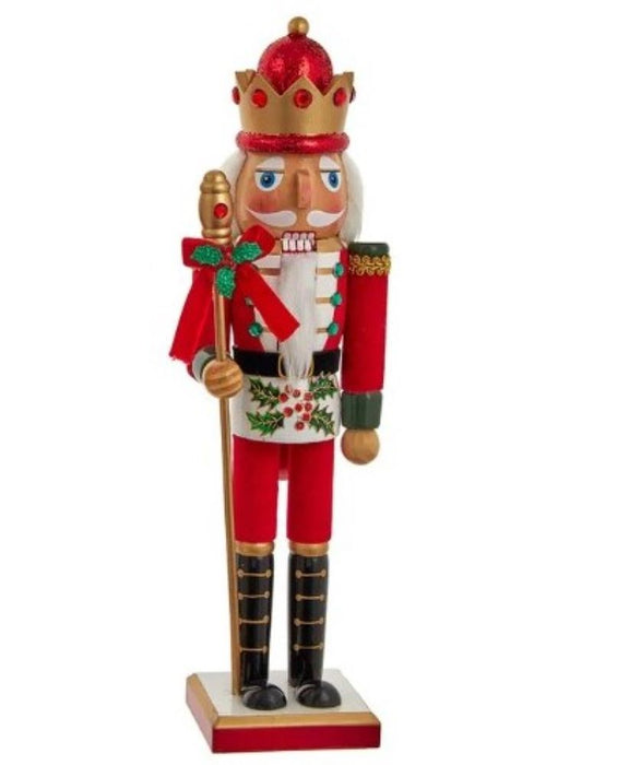 15" Nutcracker - Holly and Berries