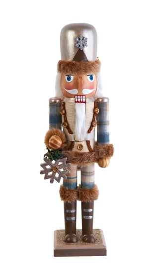 15" Rustic Glam Nutcracker