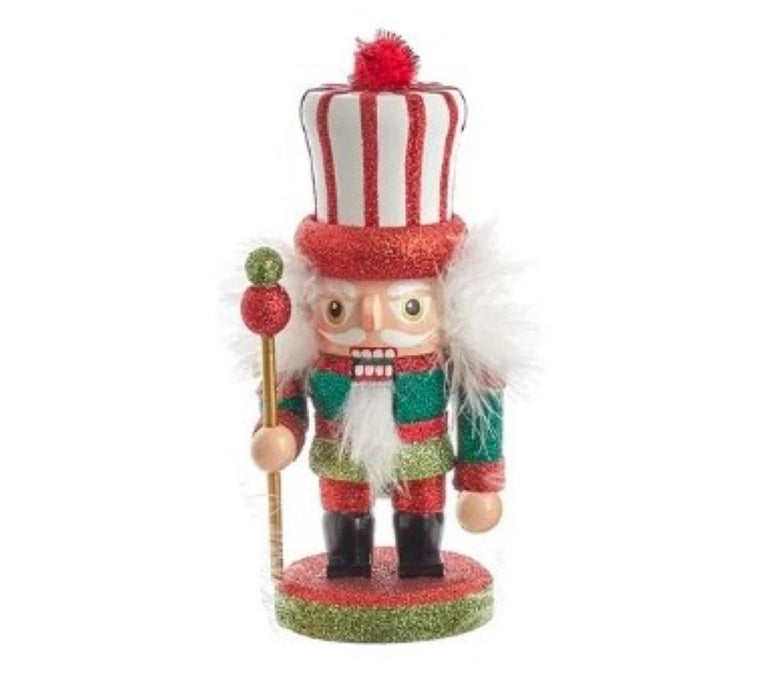 7" Hollywood Nutcracker - Red, White & Green