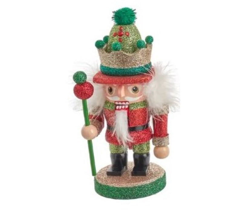 7" Hollywood Nutcracker - Red, White & Green