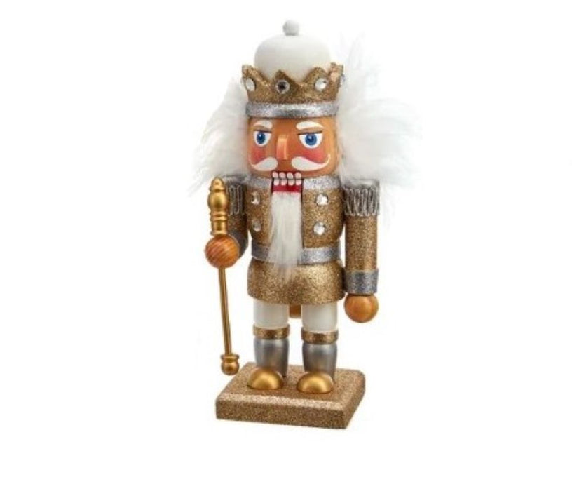 9" Hollywood Nutcracker - Gold, Silver and White