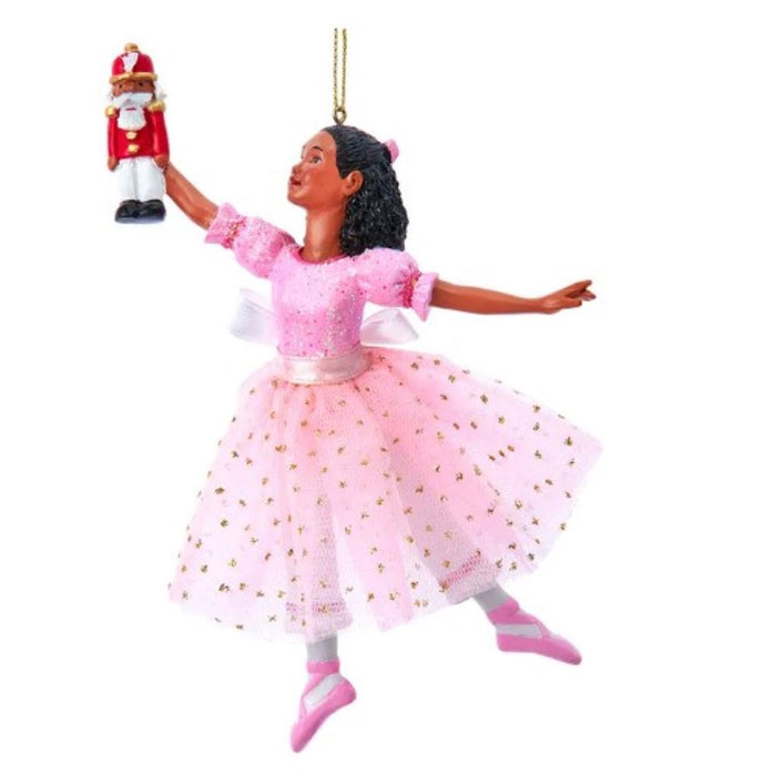 African American Clara Ballerina Ornament