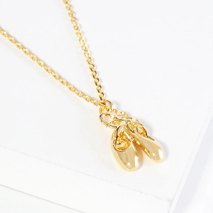 Ballet Shoe Necklace