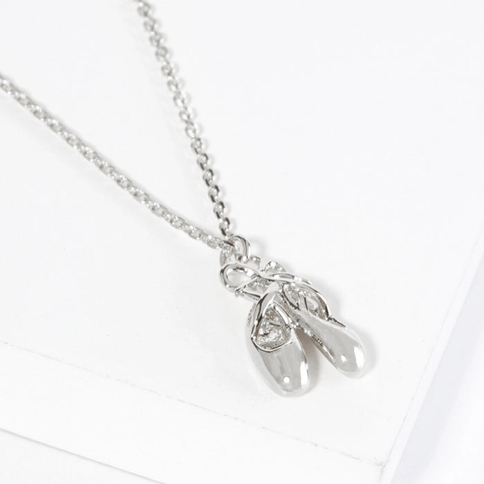Ballet Shoe Necklace