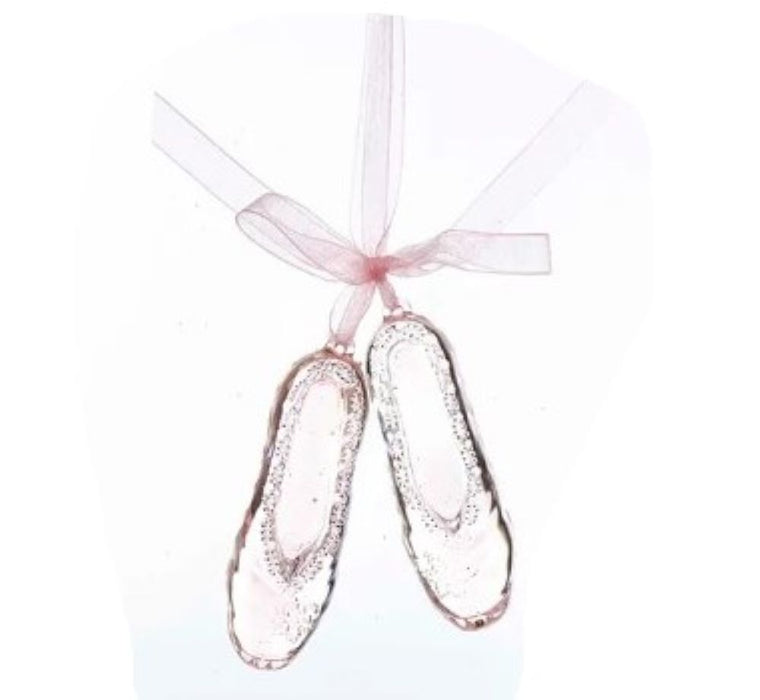 Pink Ballet Shoes Acrylic Ornament