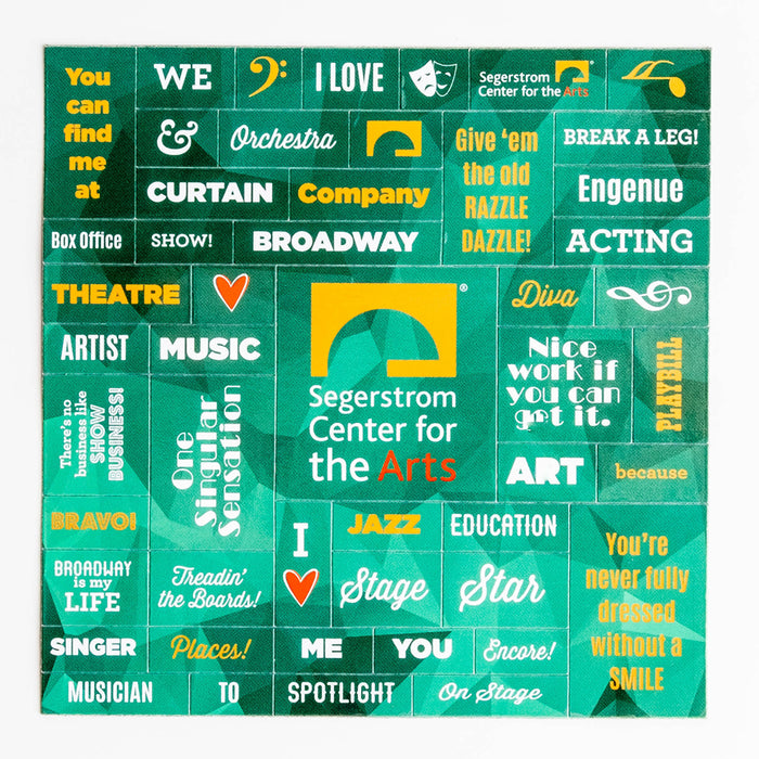 Segerstrom Center Broadway Themed 'Build-a-Phrase' Magnet